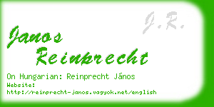 janos reinprecht business card